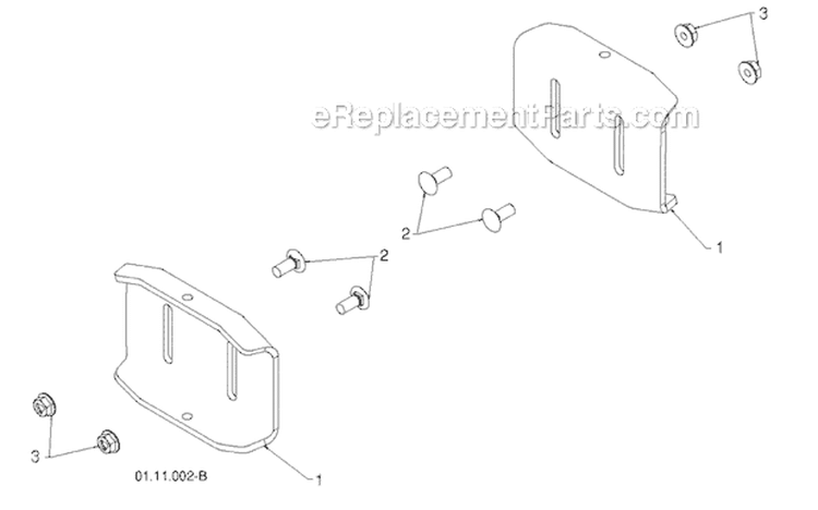 Page J Diagram and Parts List for 12527HV 96193007101 -2011-07 Husqvarna Snow Blower