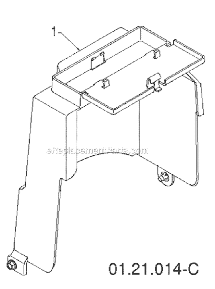 Page D Diagram and Parts List for 12527HV 96193007101 -2011-07 Husqvarna Snow Blower