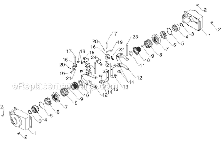 Wheels Tires Diagram and Parts List for 12527HV 96193007103 - 2012-06 Husqvarna Snow Blower