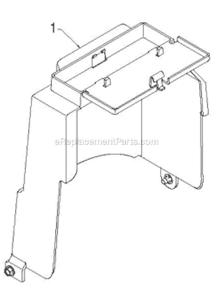 Chassis Engine Pulleys Diagram and Parts List for 12527HV 96193007105 - 2012-08 Husqvarna Snow Blower
