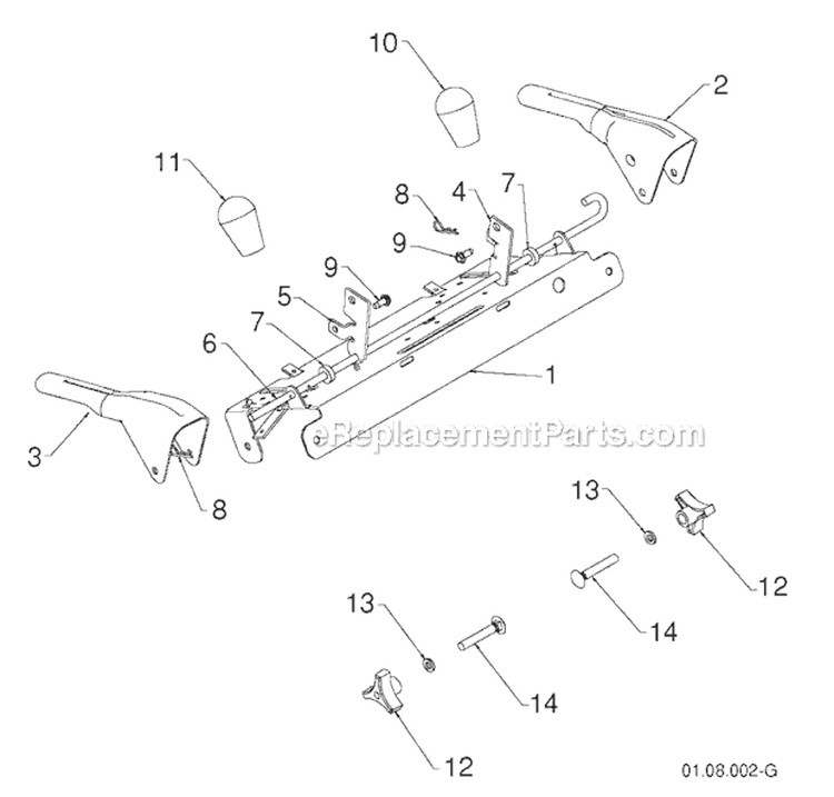 Page X Diagram and Parts List for 12527HV 96193008000 -2011-07 Husqvarna Snow Blower