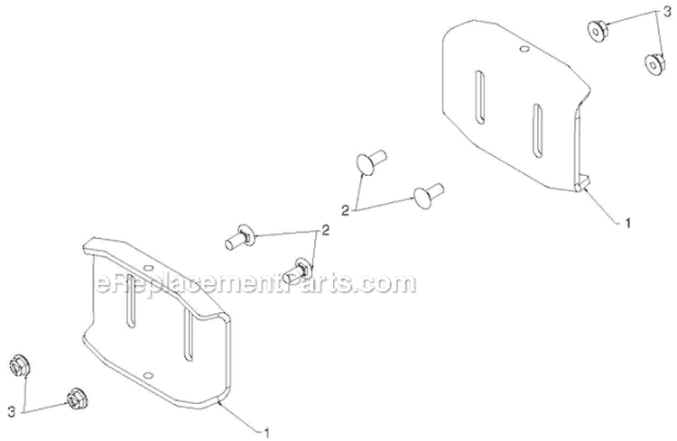 Auger Housing Impeller Diagram and Parts List for 12530HV 96193007201 - 2012-06 Husqvarna Snow Blower