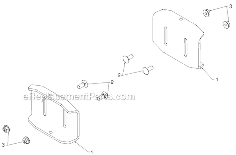 Auger Housing Impeller Diagram and Parts List for 12530HV 96193007203 - 2012-08 Husqvarna Snow Blower