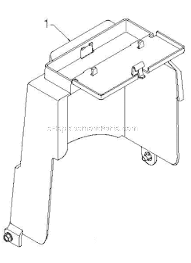 Chassis Engine Pulleys Diagram and Parts List for 12530HV 96193007203 - 2012-08 Husqvarna Snow Blower
