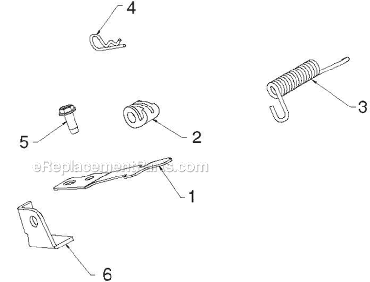Handle and Controls Diagram and Parts List for 12530HV 96193007203 - 2012-08 Husqvarna Snow Blower