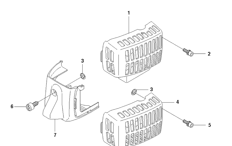 Cover Diagram and Parts List for 123HD65X 20070900001-20100600000 Husqvarna Hedge Trimmer