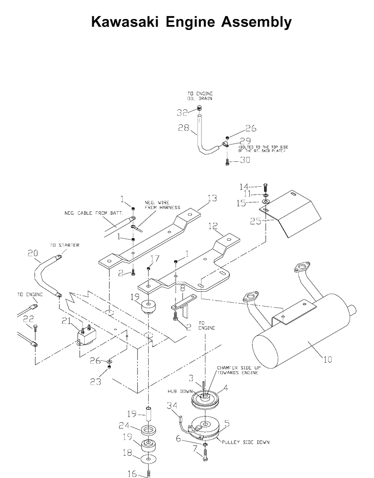 Engine 2 Diagram and Parts List for ZTH6123 (968999203)(2002-10) Husqvarna Lawn Mower