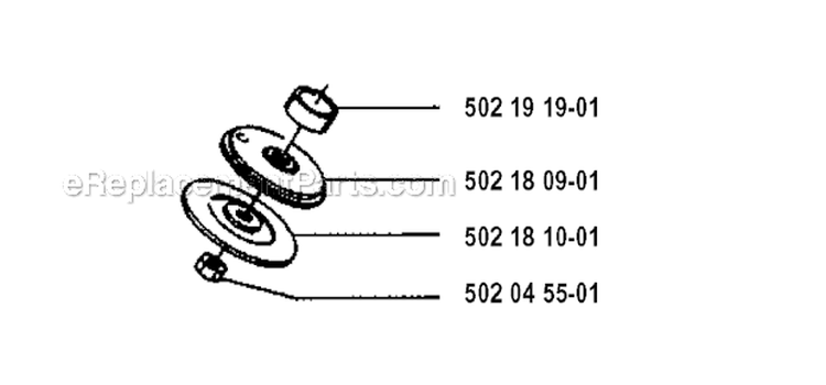 Bevel Gear 1 Diagram and Parts List for 132R 1993-04 Husqvarna Brush Cutter