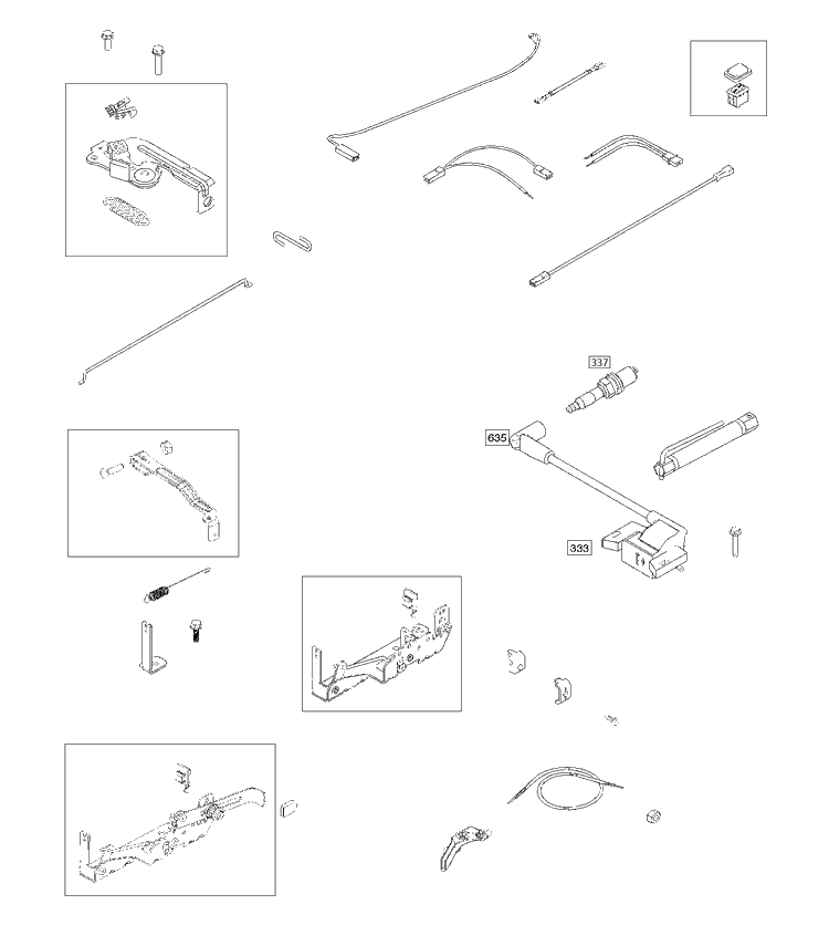 Electrical Diagram and Parts List for 09P7020011H1 2017-01 Husqvarna Engine