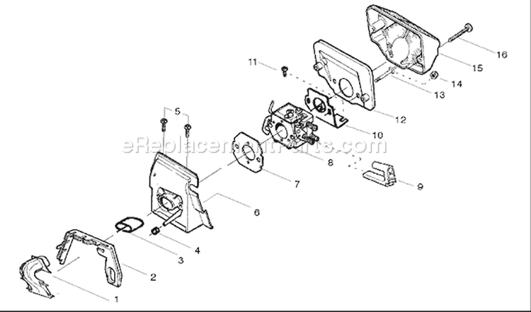 Page A Diagram and Parts List for 136LE 136 LE 2004-03 Husqvarna Chainsaw