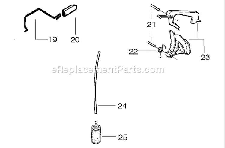 Page L Diagram and Parts List for 136LE 136 LE 2004-03 Husqvarna Chainsaw