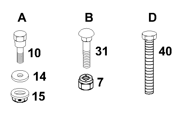 Lift Adjustment (Part 2) Diagram and Parts List for YT161H (127589)(1990-11) Husqvarna Lawn Tractor