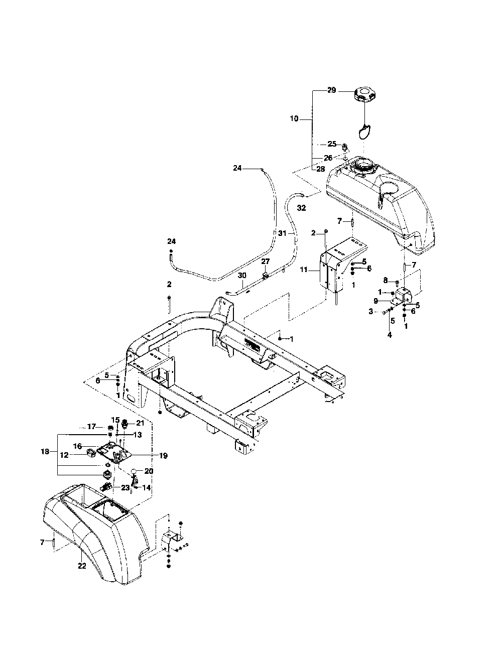 Ignition-966613101 Diagram and Parts List for MZ6128ZT-966613101  Husqvarna Lawn Mower