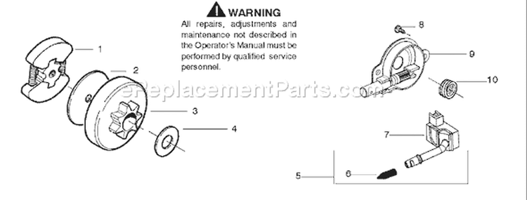 Page C Diagram and Parts List for 137 2006-12 Husqvarna Chainsaw