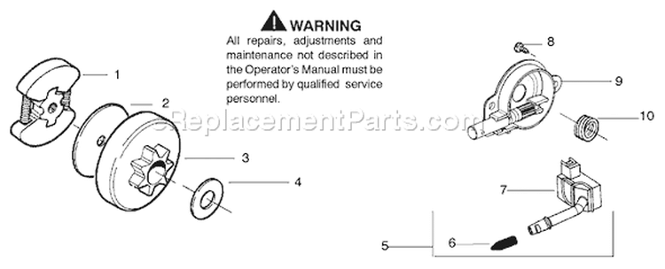 Page C Diagram and Parts List for 137 2006-01 Husqvarna Chainsaw