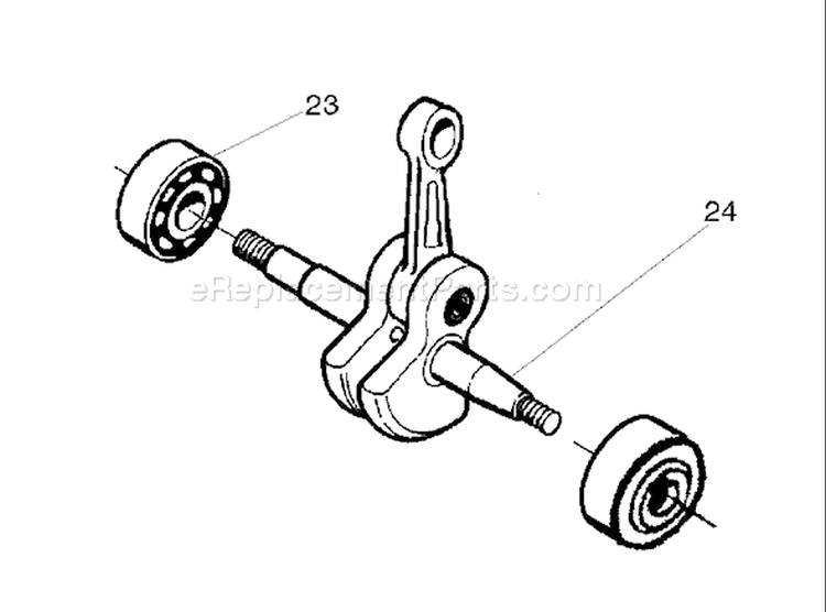 Page E Diagram and Parts List for 137E 137 E 2006-12 Husqvarna Chainsaw