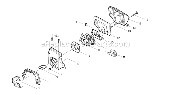 Page A Diagram and Parts List for 136 2003-01 Husqvarna Chainsaw