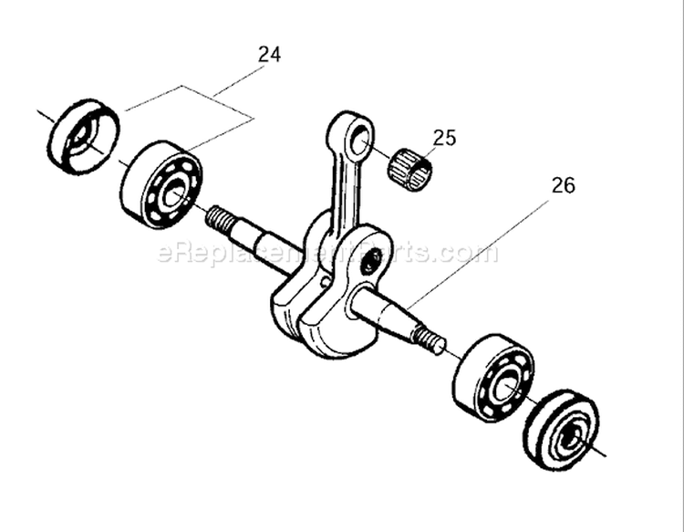 Page G Diagram and Parts List for 141 2003-01 Husqvarna Chainsaw