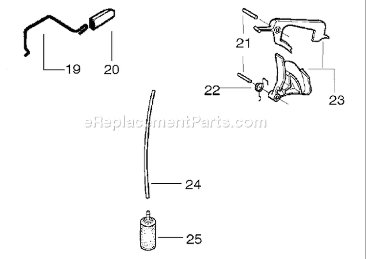 Page K Diagram and Parts List for 141LE 141 LE 2004-05 Husqvarna Chainsaw
