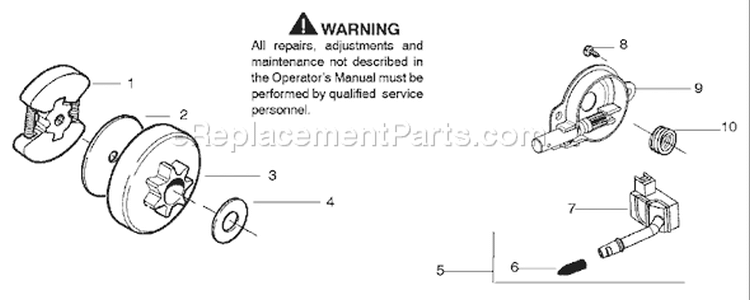 Page D Diagram and Parts List for 142 2006-01 Husqvarna Chainsaw