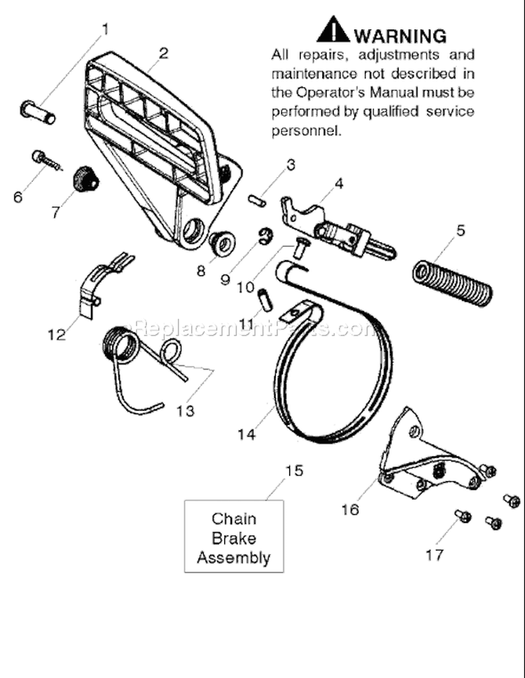 Page C Diagram and Parts List for 142 2006-12 Husqvarna Chainsaw