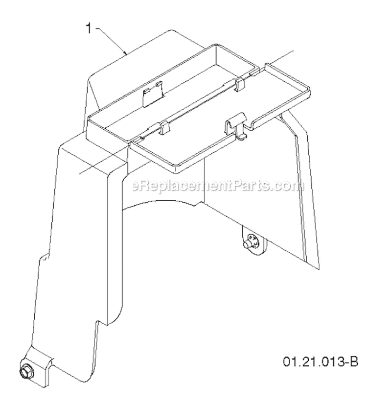 Chassis, Engine And Pulleys Diagram and Parts List for 145270 96193007500 -2011-06 Husqvarna Snow Blower