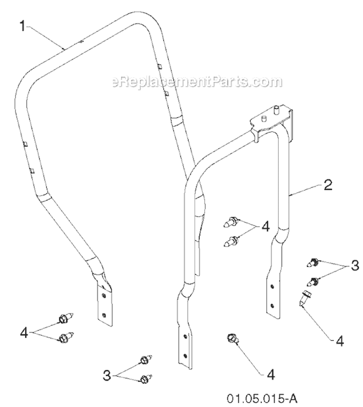 Page AA Diagram and Parts List for 145270 96193007500 -2011-06 Husqvarna Snow Blower