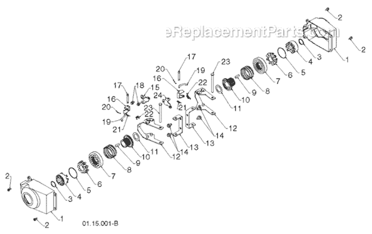 Wheels And Tires Diagram and Parts List for 145270 96193007500 -2011-06 Husqvarna Snow Blower