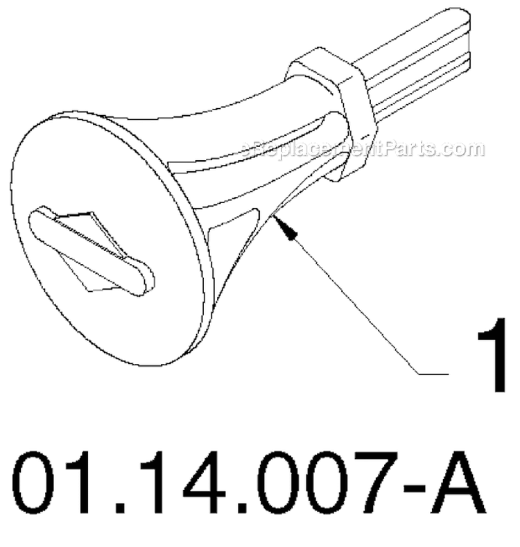 Page H Diagram and Parts List for 145270 96193007500 -2011-06 Husqvarna Snow Blower