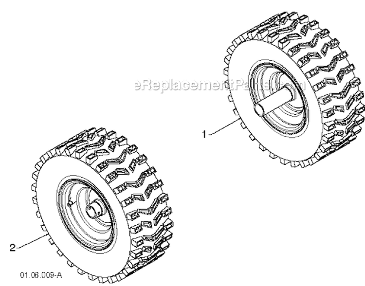 Page AD Diagram and Parts List for 14527E 96193006700 -2010-05 Husqvarna Snow Blower