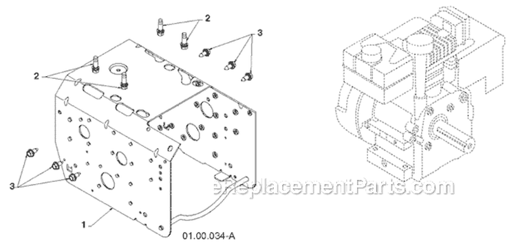 Chassis, Engine And Pulleys Diagram and Parts List for 14527E 96193007501 -2011-07 Husqvarna Snow Blower