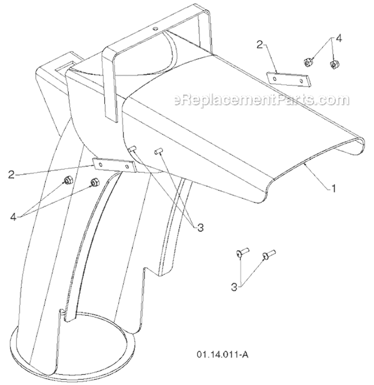 Page R Diagram and Parts List for 14527E 96193007501 -2011-07 Husqvarna Snow Blower