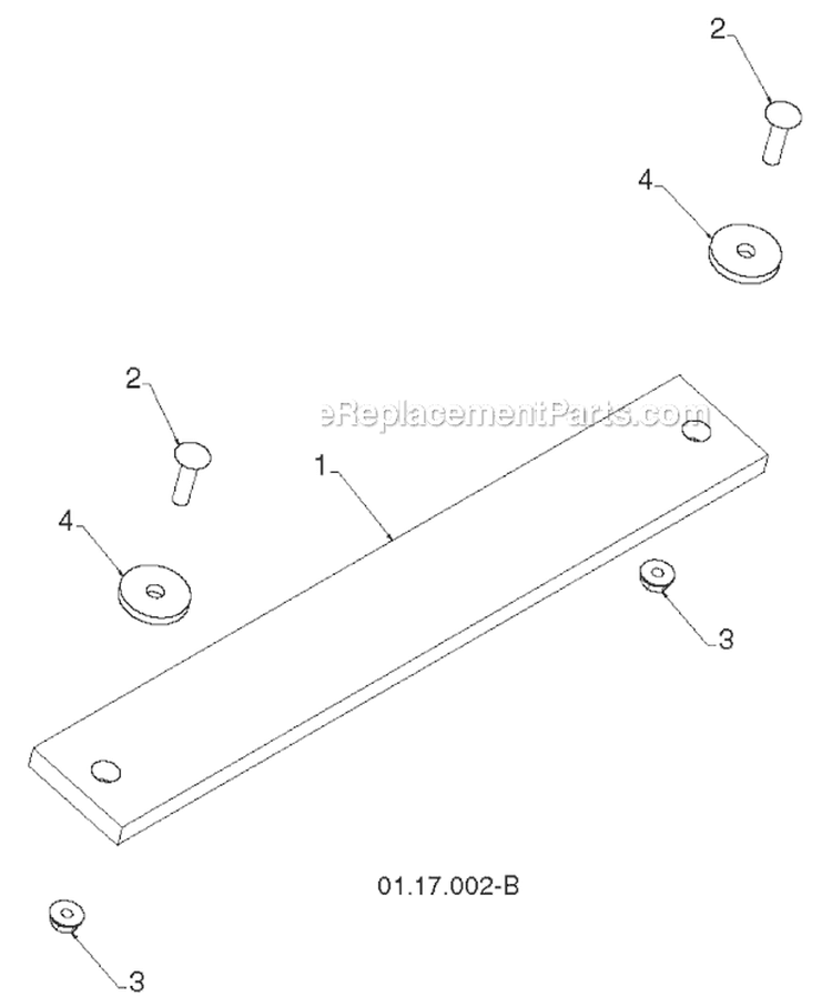 Auger Housing And Impeller Diagram and Parts List for 14527E 96193007501 -2011-07 Husqvarna Snow Blower