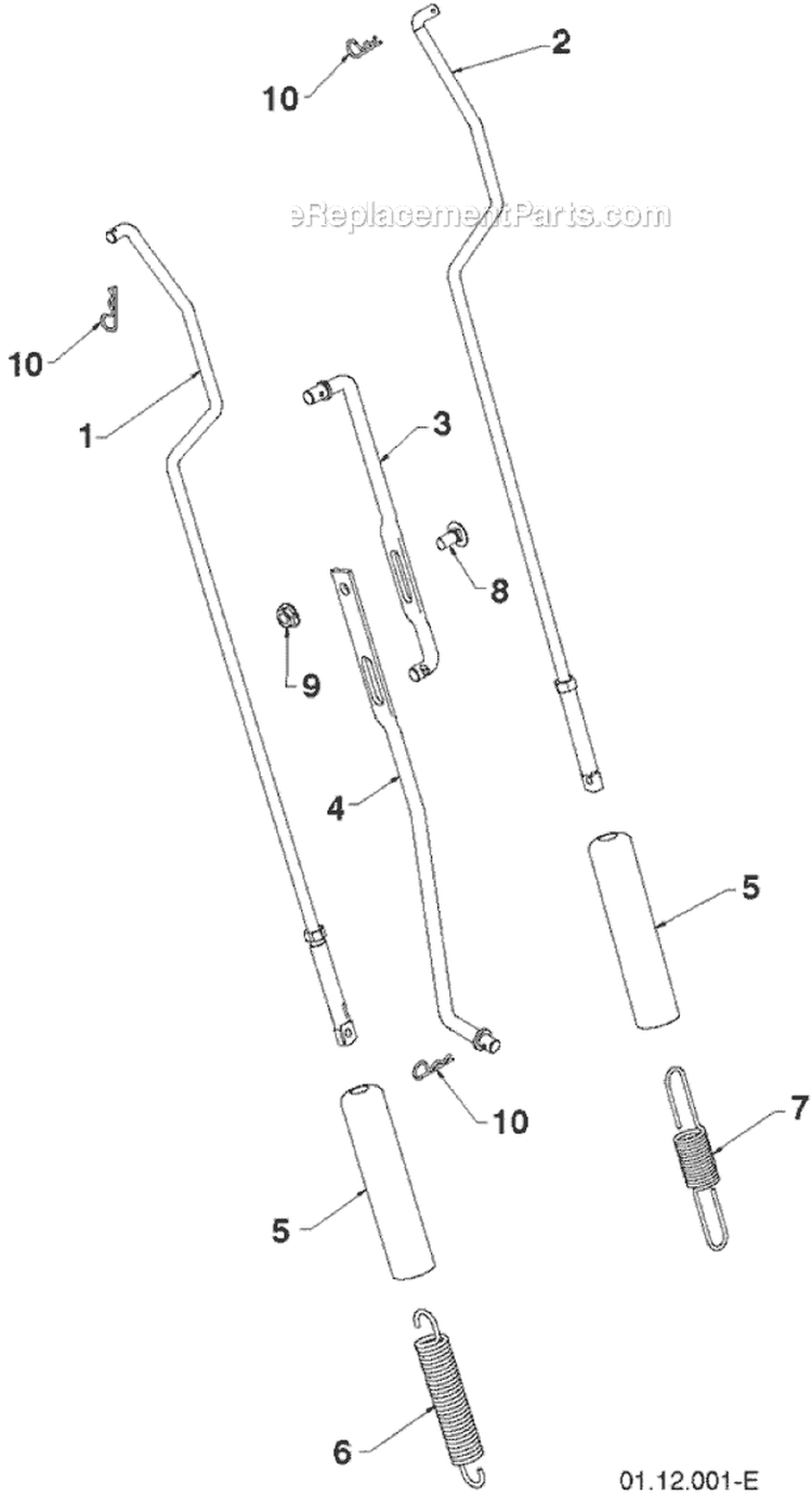 Wheels And Tires Diagram and Parts List for 14527E 96193008300 -2011-08 Husqvarna Snow Blower