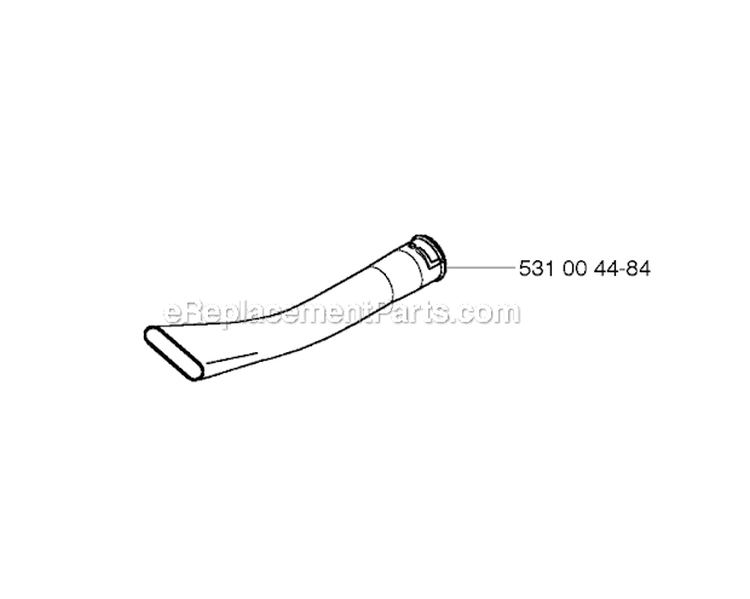 Accessories Diagram and Parts List for 145BT 2005-08 Husqvarna Leaf Blower / Vacuum