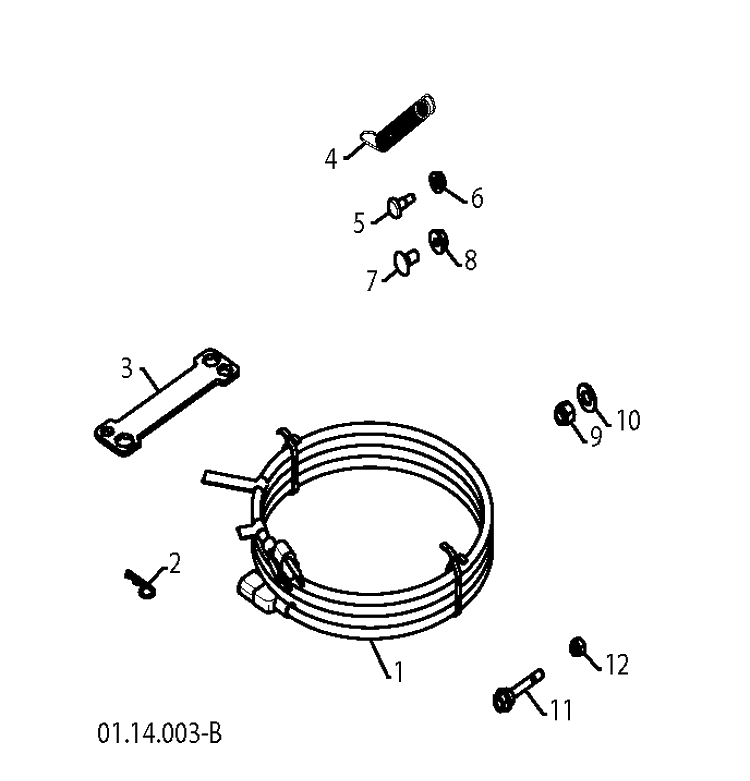 Assembly Diagram and Parts List for 924SB 2010-08 Husqvarna Snow Blower