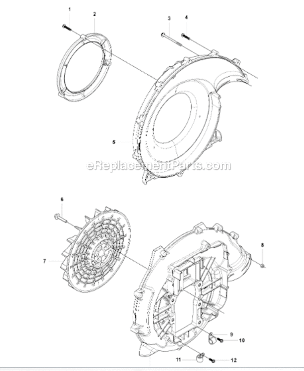 Page G Diagram and Parts List for 150BT 2009-10 Husqvarna Leaf Blower / Vacuum