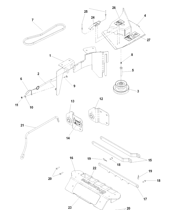 Drive Kits 1 Diagram and Parts List for IZ5225TXPKOA (968999307)(2007-04) Husqvarna Lawn Mower