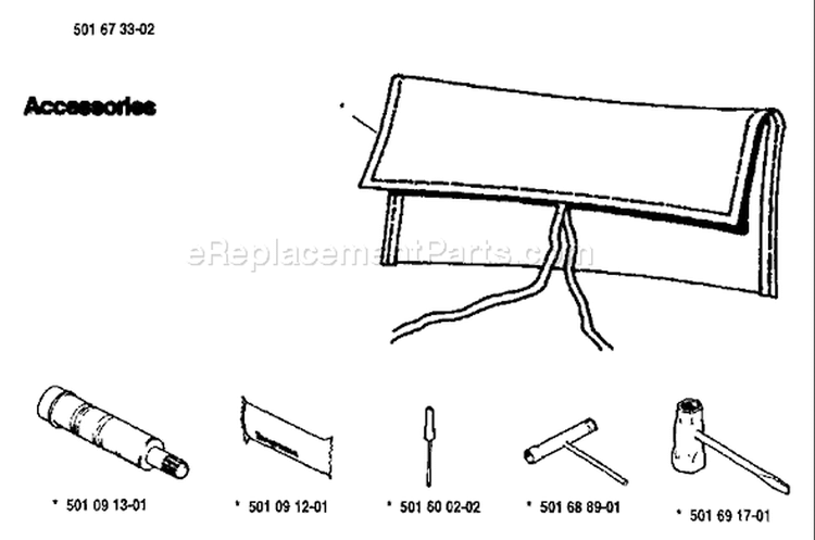 Page M Diagram and Parts List for 154 1983-11 Husqvarna Chainsaw
