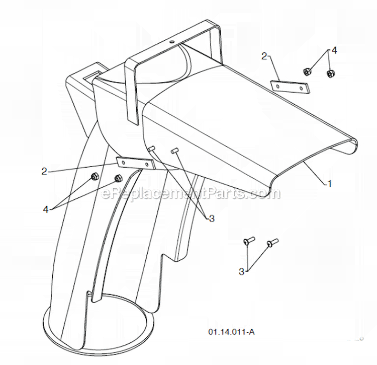 Page J Diagram and Parts List for 15530SB-LS 96193003803 Husqvarna Snow Blower