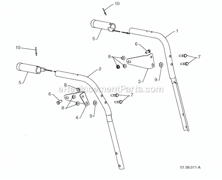 Page L Diagram and Parts List for 15530SB-LS 96193003803 Husqvarna Snow Blower