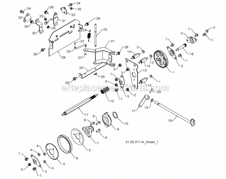 Page S Diagram and Parts List for 15530SB-LS 96193003803 Husqvarna Snow Blower
