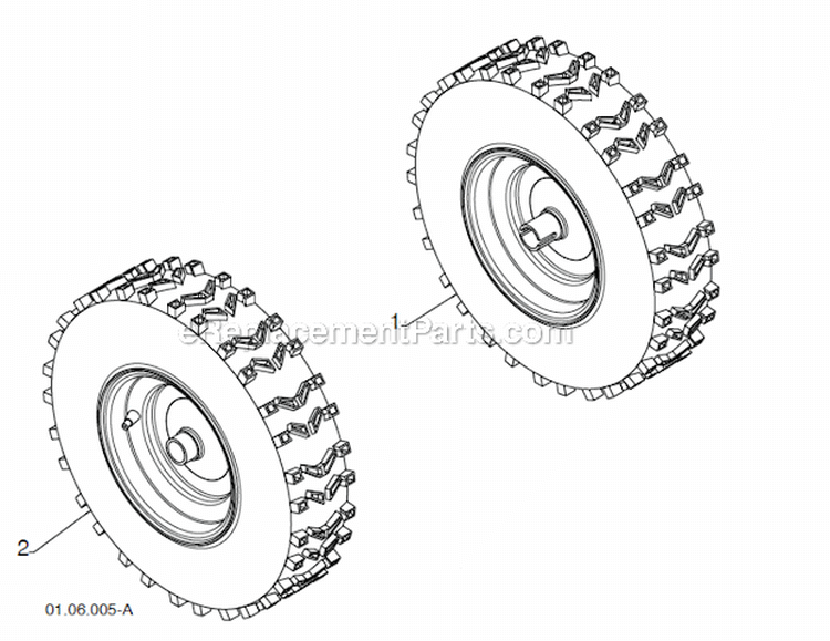 Page AA Diagram and Parts List for 15530SB-LS 96193003803 Husqvarna Snow Blower
