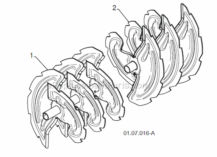 Page D Diagram and Parts List for 15530SB-LS 96193003803 Husqvarna Snow Blower