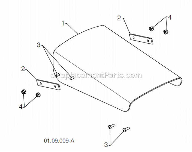 Page G Diagram and Parts List for 15530SB-LS 96193003803 Husqvarna Snow Blower