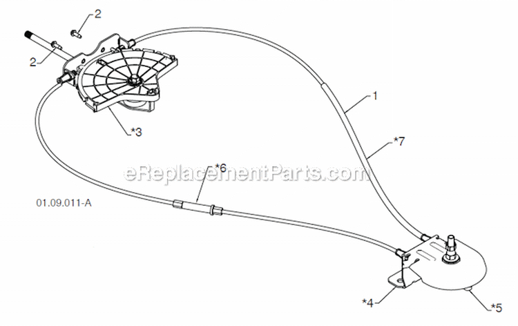 Page H Diagram and Parts List for 15530SB-LS 96193003803 Husqvarna Snow Blower