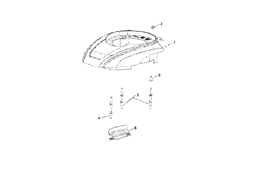 Blower housing Diagram and Parts List for L321AH-96794980100  Husqvarna Lawn Mower