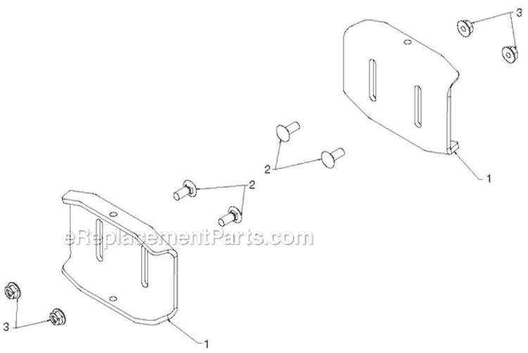 Auger Housing Impeller Diagram and Parts List for 1650EXLT 96193008901 - 2012-10 Husqvarna Snow Blower