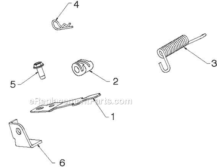 Handle Diagram and Parts List for 1650EXLT 96193008901 - 2012-10 Husqvarna Snow Blower