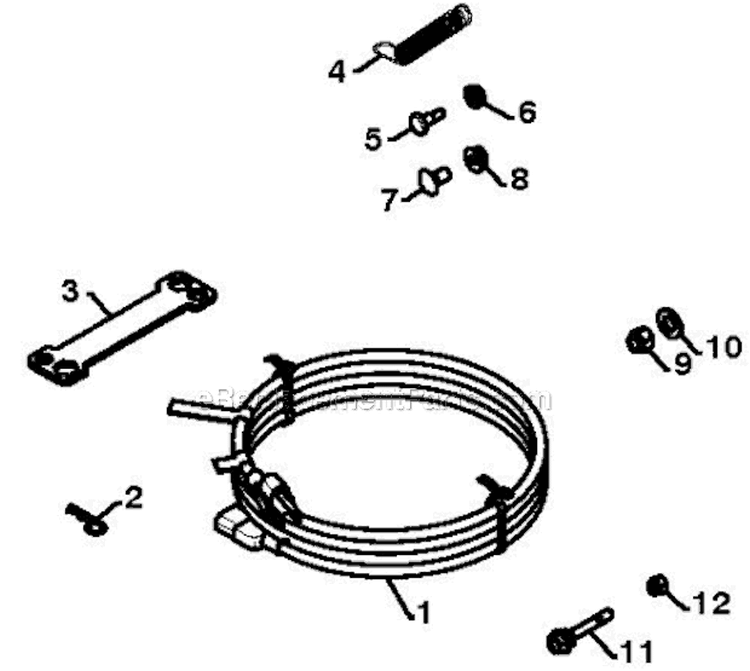 Accessories Diagram and Parts List for 1650EXLT 96193008901 - 2012-10 Husqvarna Snow Blower